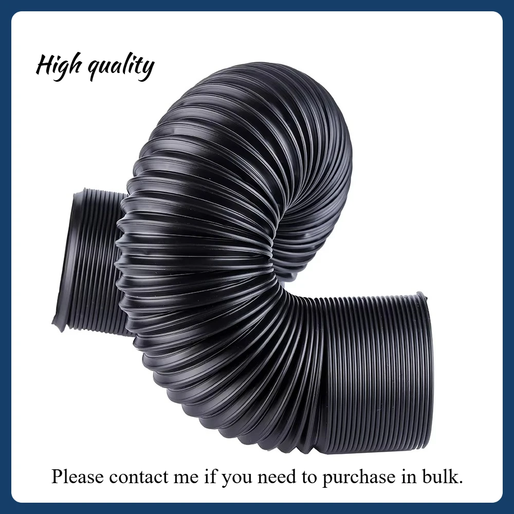 63mm 76mm Car Cold Air Intake Tube 2.5inch 3inch Black Universal Flexible Air Inlet Pipe System Automobile Air Intake Hose