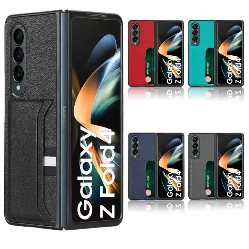 

Auroras For Samsung Galaxy Z Fold 7 Z Flip 7 FE Case Luxury Wallet Litchi Leather Flip Case foldable Shockproof Shell Back Cover