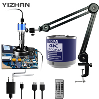 Yizhan Full HD Digital Mircoscope 4K 2K HDMI USB VGA Mircoscope C-Mount Digital Camera 1-150X Zooms For Repair Image Acquisition