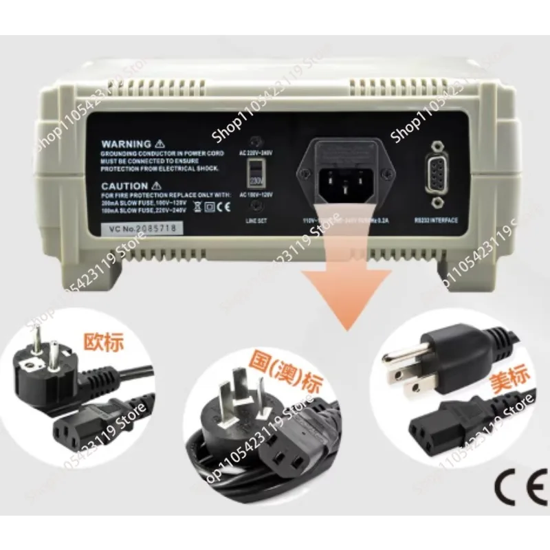 Desktop multimeter VC8145 80000 words multi-function computer interface dual display desktop 110V-220V