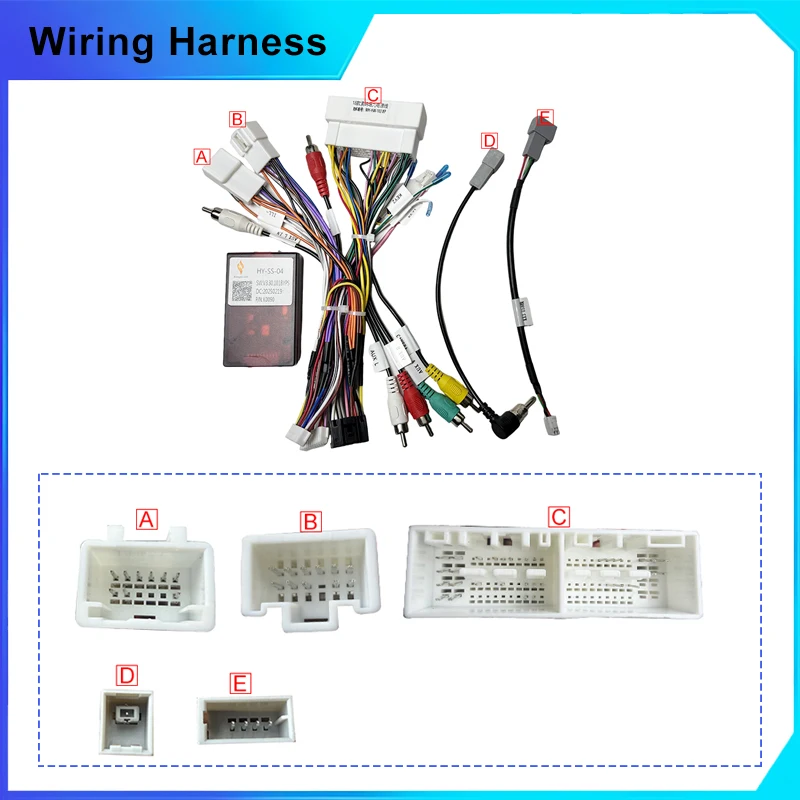 Car Radio Stereo Wiring Harness Cable Canbus Android 16pin For Hyundai Sonata 9 2018 For KIA KX5 KX7 2016+