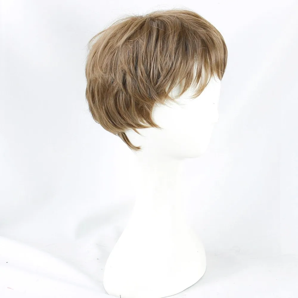 Peruka Leonardo DiCaprio Krótka Syntetyczna Peruka do Cosplayu z Włókna Odpornego na Ciepło