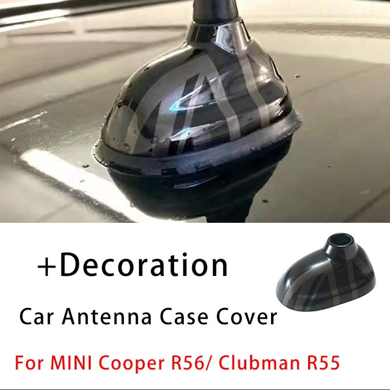 

Для MINI One Cooper S JCW R56 R55 Clubman Крышка воздушной антенны для автомобиля Базовая декоративная наклейка антенна аксессуары