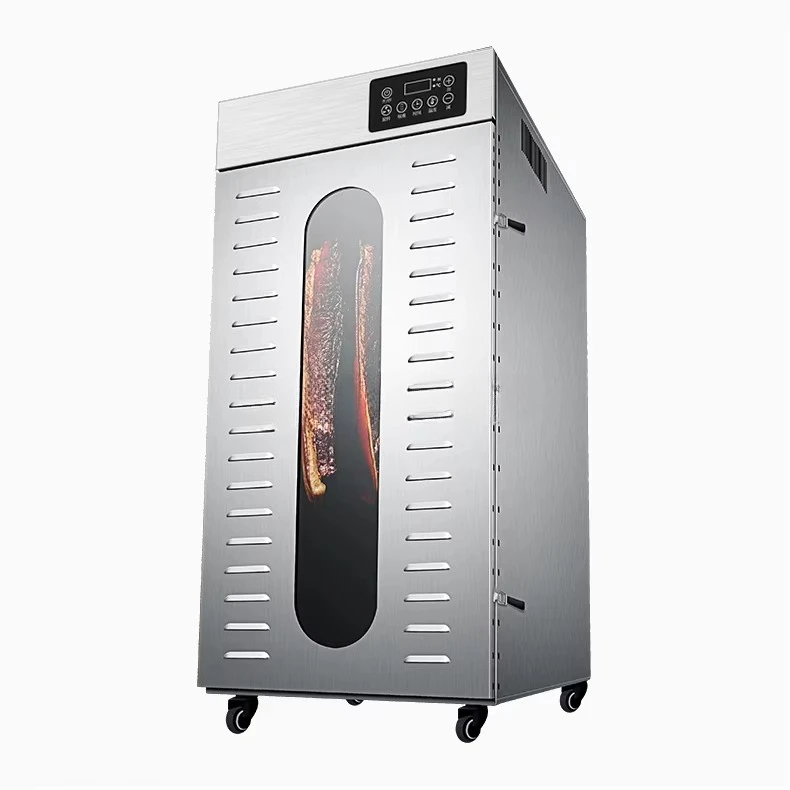 

Smoke Function Large Capacity Rotary Sausage Biltong Preserved Food Dehydrator Drying Machine