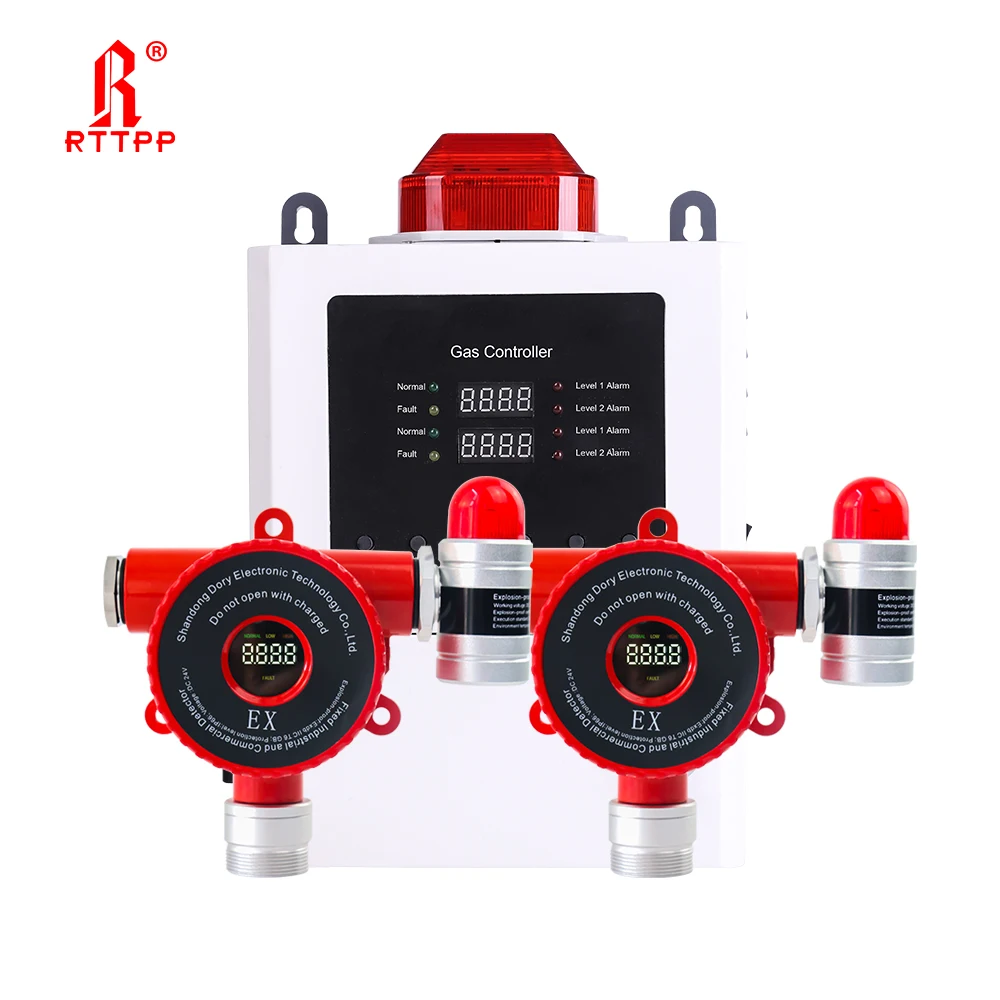 Industrial Fixed LPG,LNG,CH4,EX,Combustible Gas Leakage Detector Alarm Factory Direct