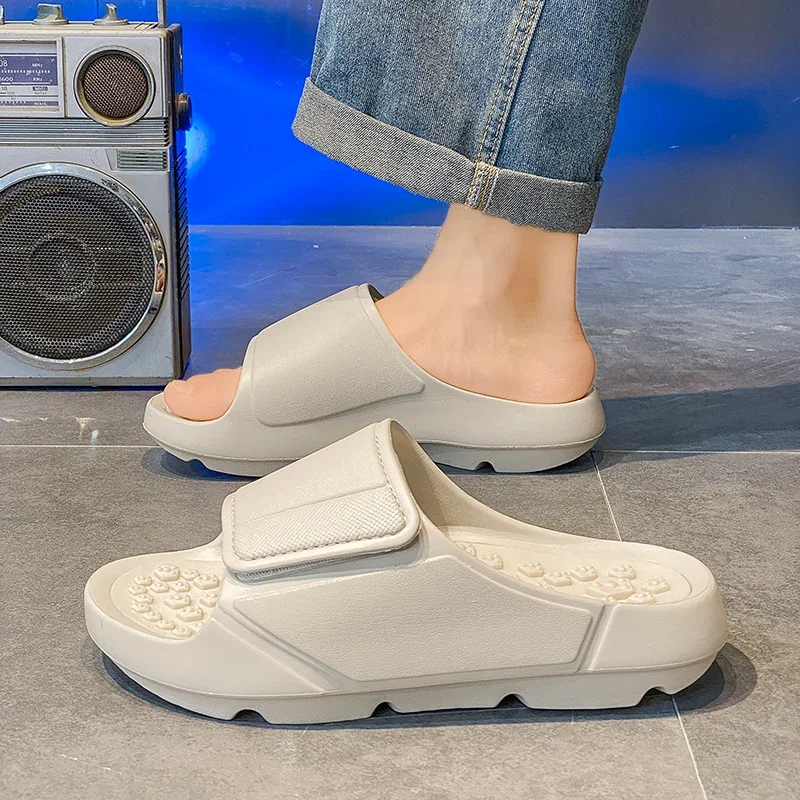 Outdoor-Sandalen, Strand-Freizeitschuhe, Neue Sommer-Herren-Massage-Pantoffeln, Indoor-Slipper mit Weicher Sohle, Herren-Flip-Flops, Herrenschuhe – Detail 23