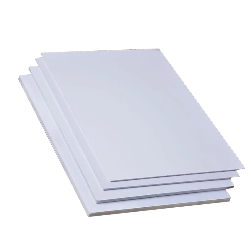 White PVC Sheets Foam Board Building Model Display DIY Craft 2mm / 3mm Thick