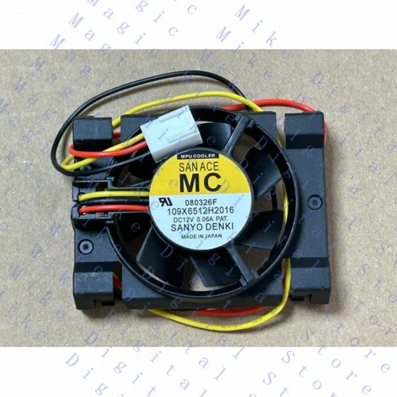 UU  1 pcs   DC12V 3-wire CPU cooling fan San Ace MC 109X6512H2016