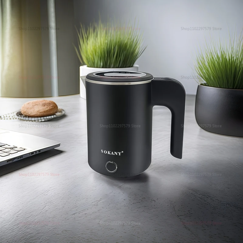 Portable 500ML Travel Electric Kettle Stainless Steel Water Boiler for Tea Coffee Hot Water Family Camping Kitchen Smart Kettle