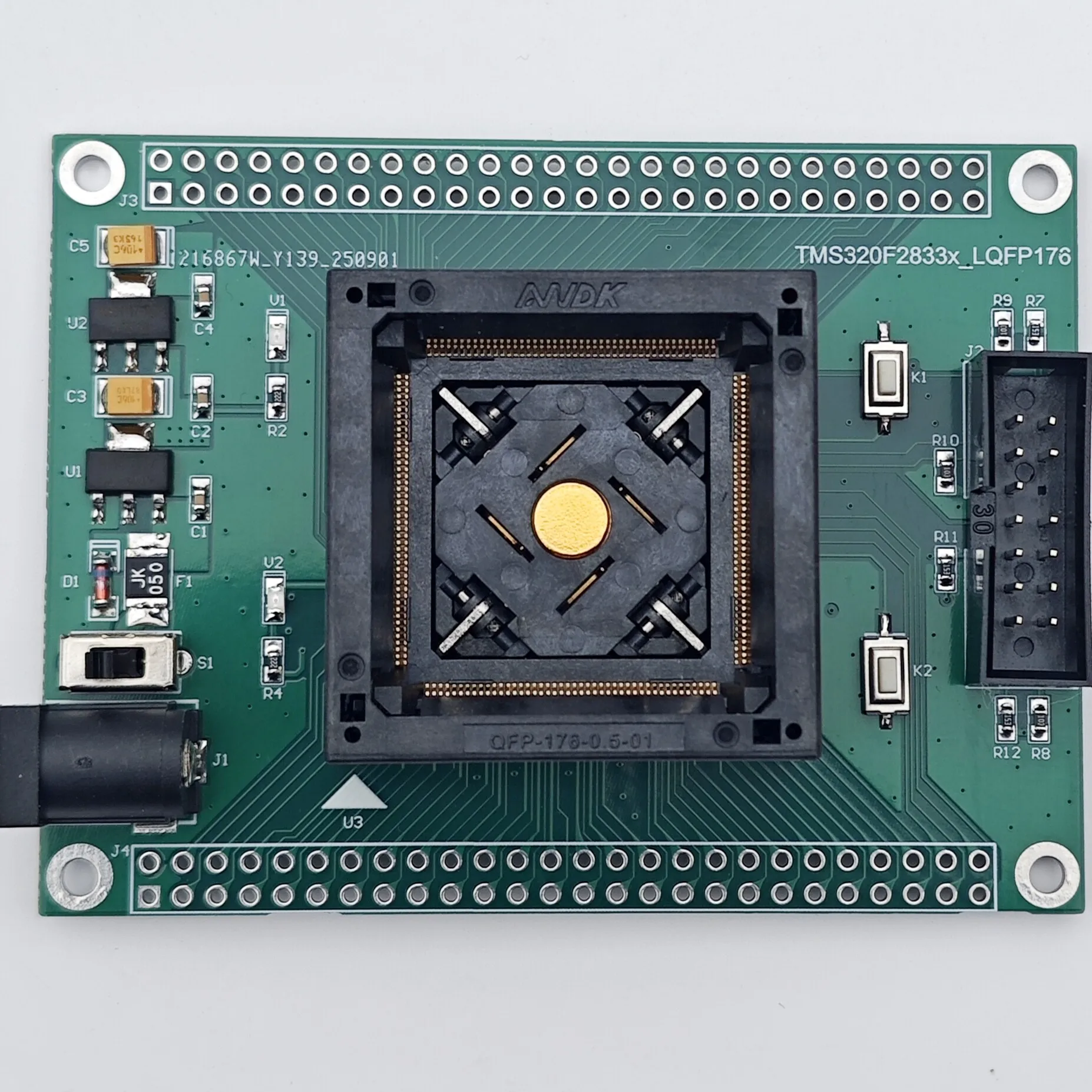 TMS320F28335/F28334 LQFP176 IC Test Stand Burn Stand Mass Production Programmer