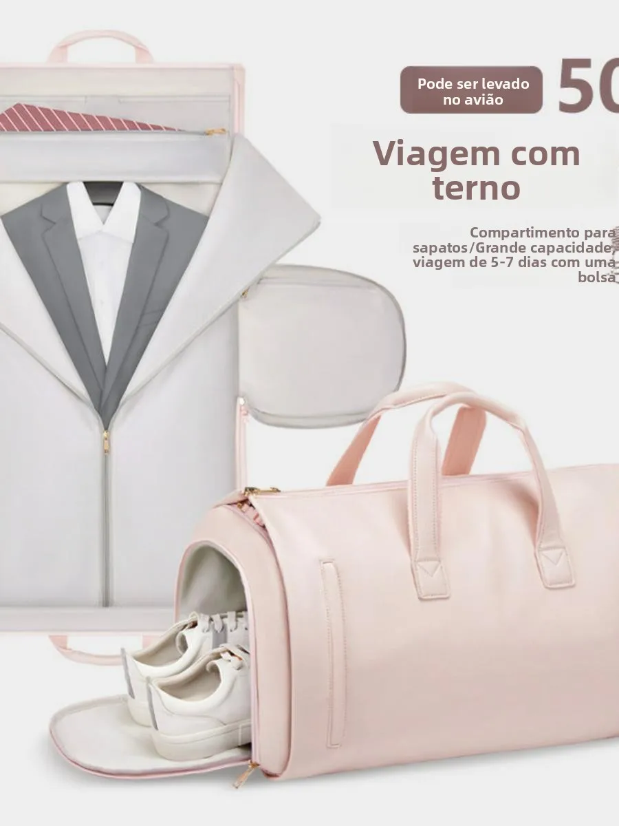 borsa-da-viaggio-impermeabile-per-donna-ideale-per-l’ufficio-con-spallacci-imbottiti-in-pelle-sintetica-superficie-opaca-e-maniglia-per-il-trasporto-colore-rosa