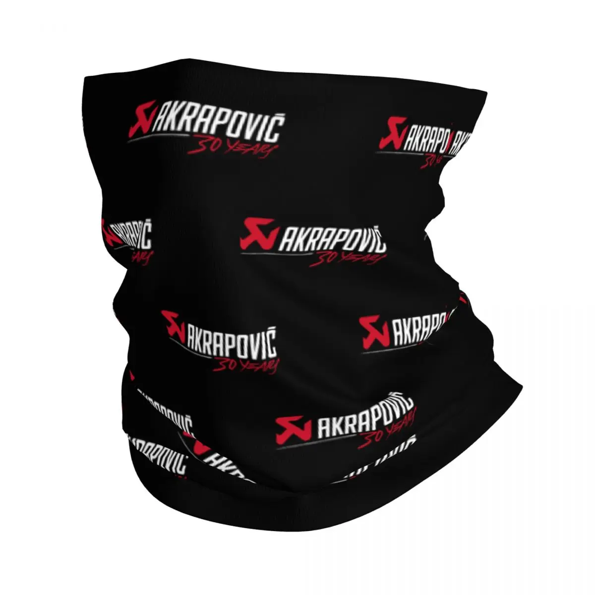 Akrapovics Aks Motorcycle Racing Bandana Neck Cover Printed Balaclavas Wrap Scarf Warm Headband Hiking for Men Women Winter