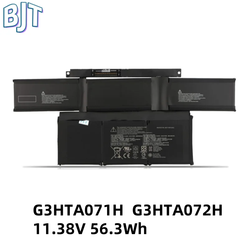 

Новый аккумулятор для ноутбука 11,38 В, 56,3 Втч, 4948 мАч G3HTA071H G3HTA072H для ноутбука Microsoft Surface Laptop Studio 14,4 дюйма, серия 1964 г.