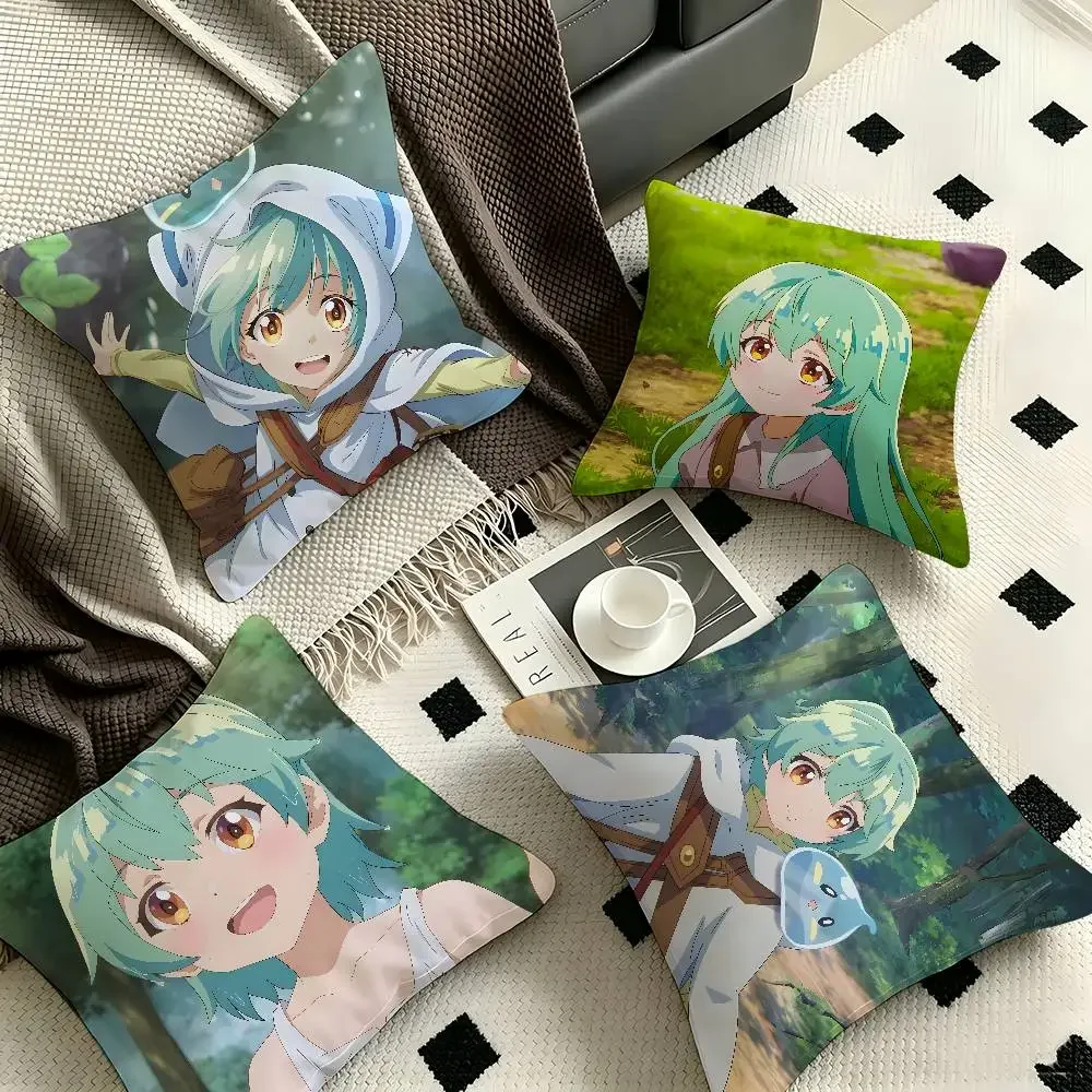 Ivy The Weakest Tamer Began A Journey To Pick Up Trash Pillow Case Fashion Square Pillowcase Sofa Room Ins Decoration Leisure