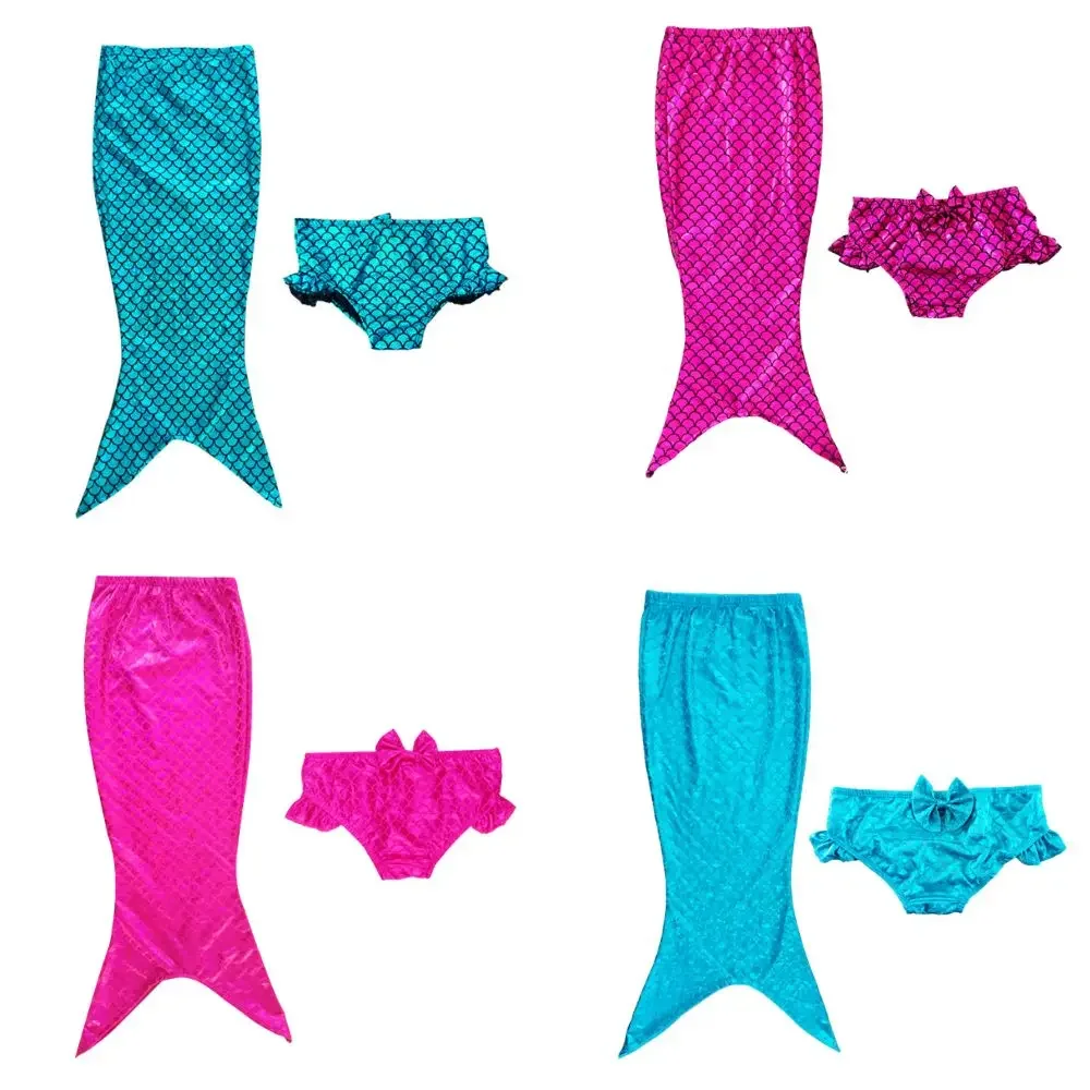 Adult mermaid tail swimsuit set, fish scale shiny split swimsuit, beach vacation photography performance costume