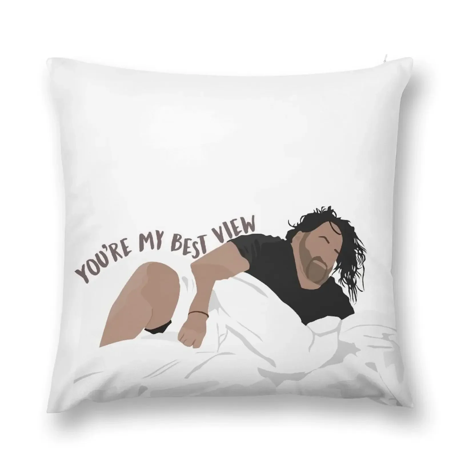 90 Day Fiance Big Ed You're My Best View Throw Pillow New year pillowcases for sofa cushions pillow