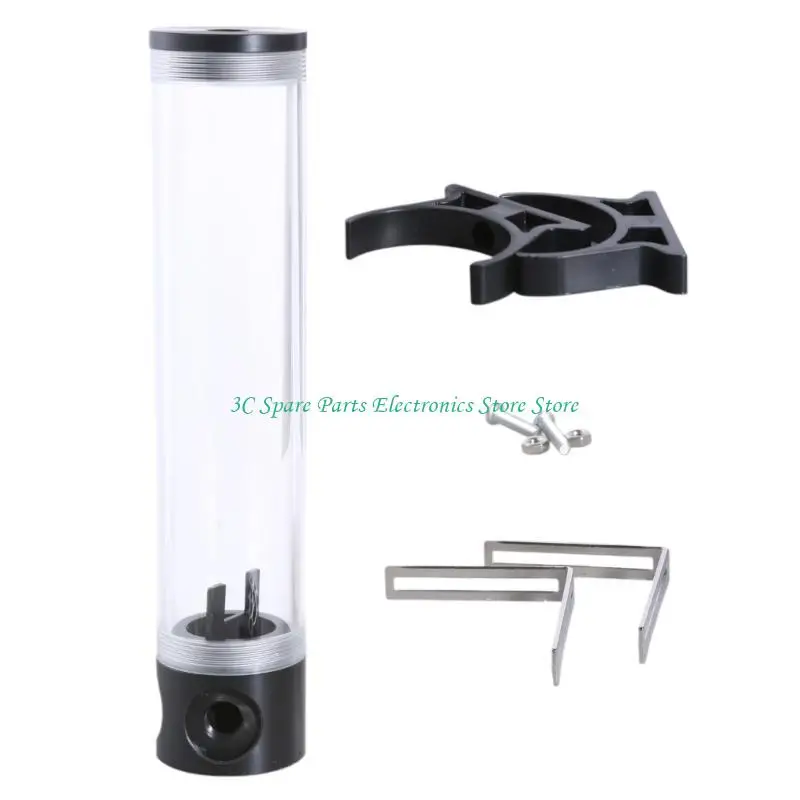 

SZ -50 мм диаметр водяного охлаждения резервуары G1/4 DIY DIY Цилиндр охлаждающий бак 50x240 мм