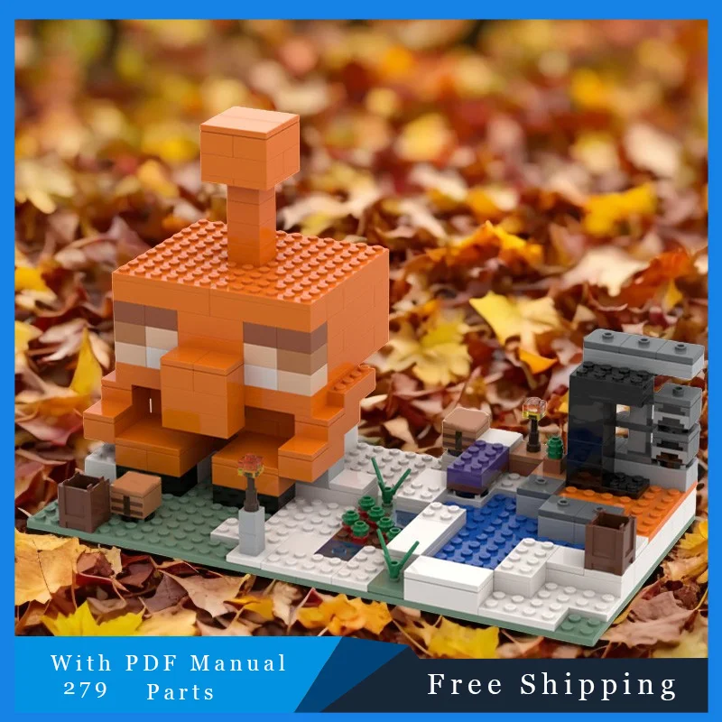 279 PCS Famous Game Golem House Building Blocks Bricks Model For Children Educational DIY Assembly Toys Christmas Festival Gifts