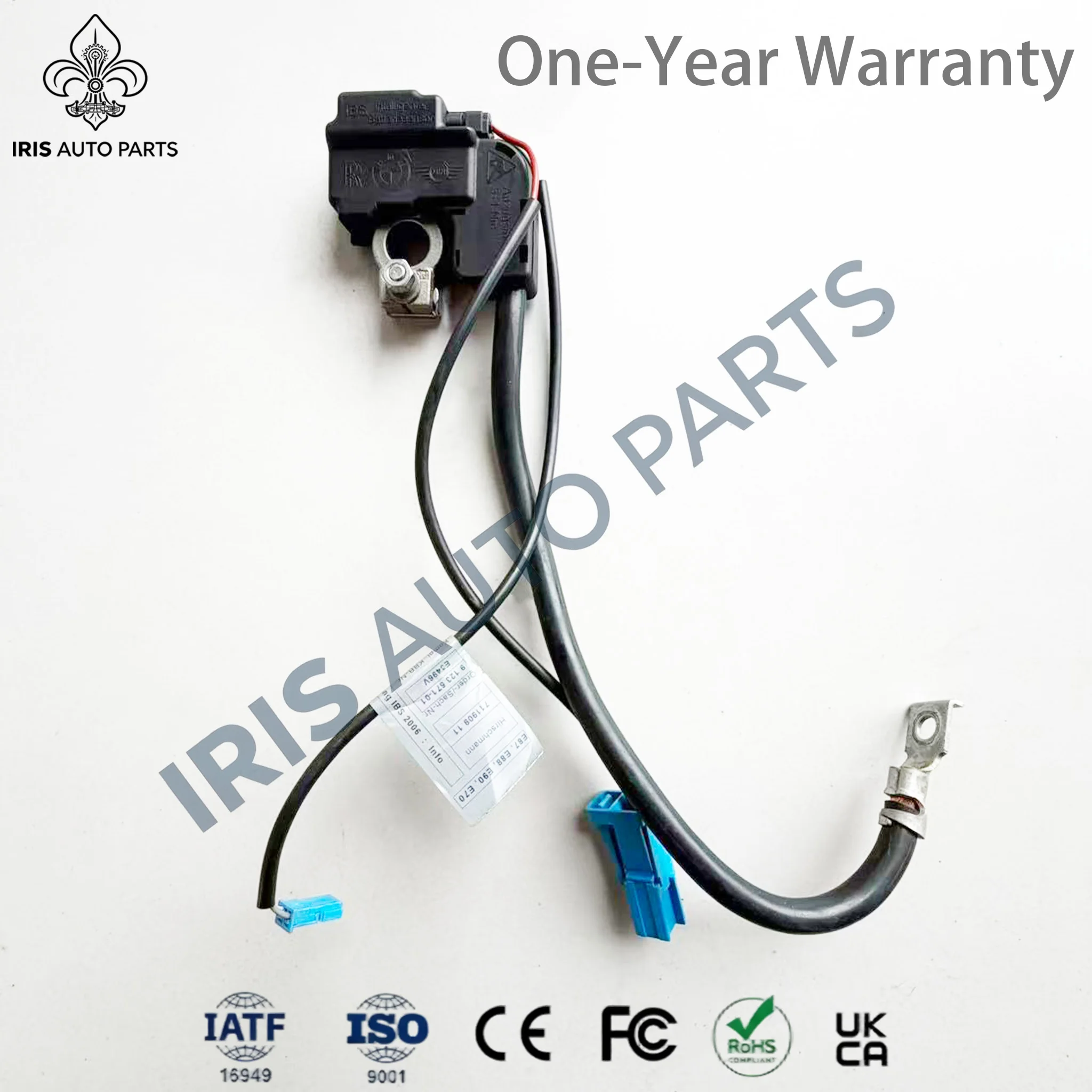 61129123571 9123571 For BMW E60 E90 E92 E93 E87 E88 E70 Car Accessories Negative Battery IBS Adapter Lead Wiring Harness