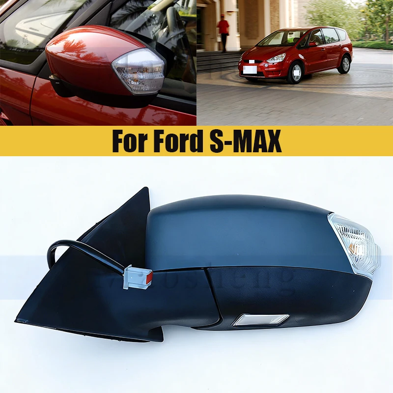 

6/8 проводное боковое зеркало заднего вида для Ford S-MAX боковое зеркало заднего вида со складками