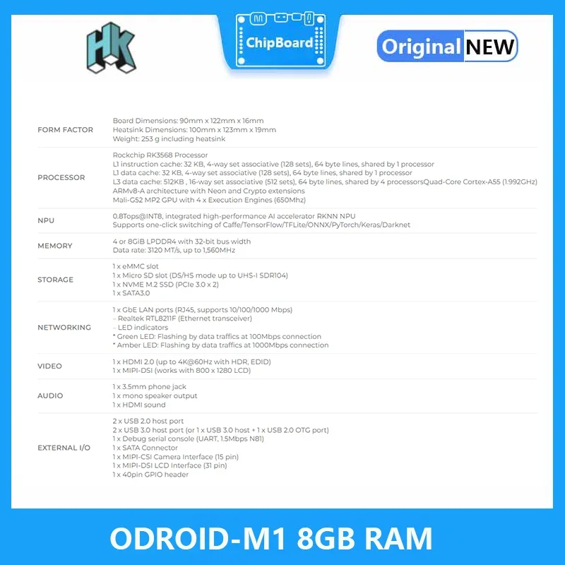 ODROID-M1 z 8 GB pamięci RAM