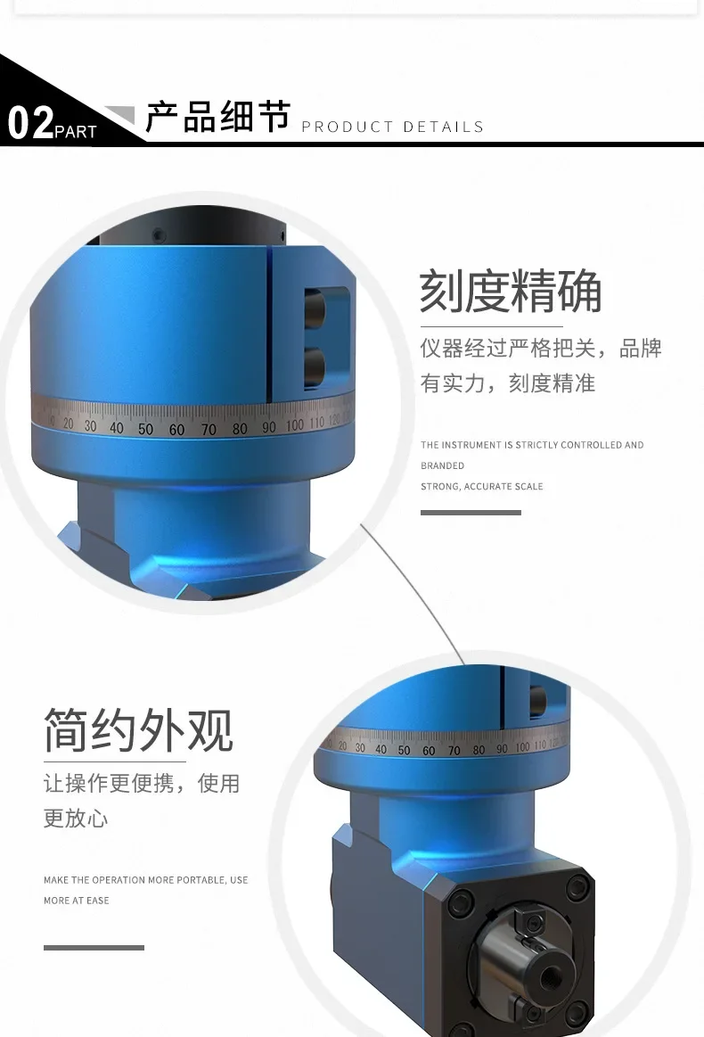 Winkelkopf, seitlicher Fräskopf AG90-ER25
