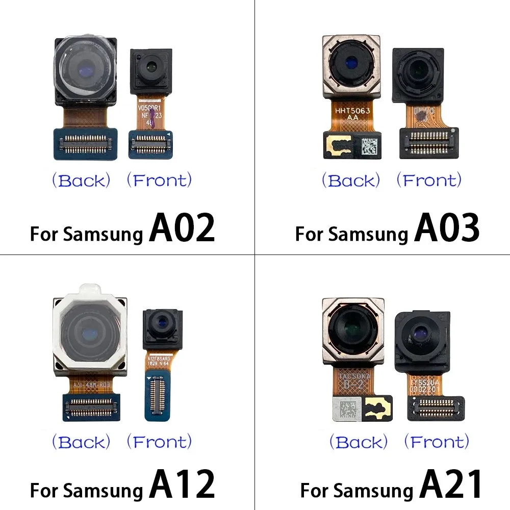 For Samsung Galaxy A02 A02S A03 Core A03S A12 A21 A21S Rear Front And Back Camera Module Flex Cable