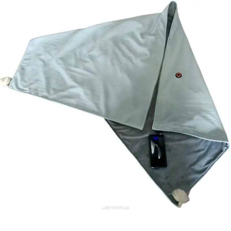 

X5XA электрическое одеяло 39x31 дюймов шаль теплое одеяло с подогревом и 3 уровнями нагрева комфортное одеяло с подогревом для и