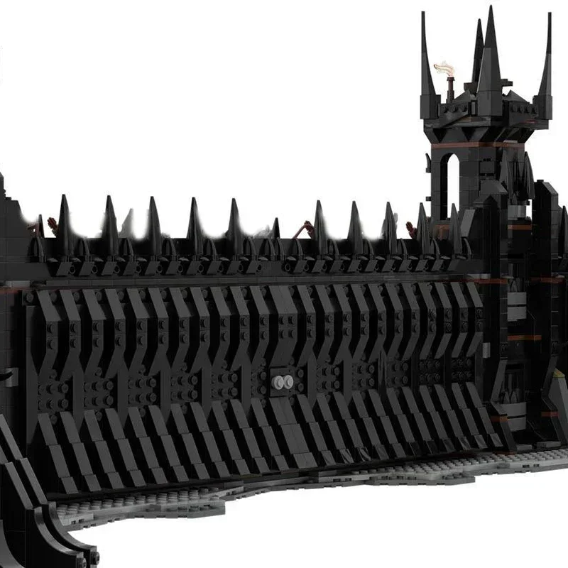 Magische Ringe Film Modell Moc Bausteine UCS Black Gate Technologie Modulare Blöcke Geschenke Weihnachten Spielzeug DIY Sets Montage
