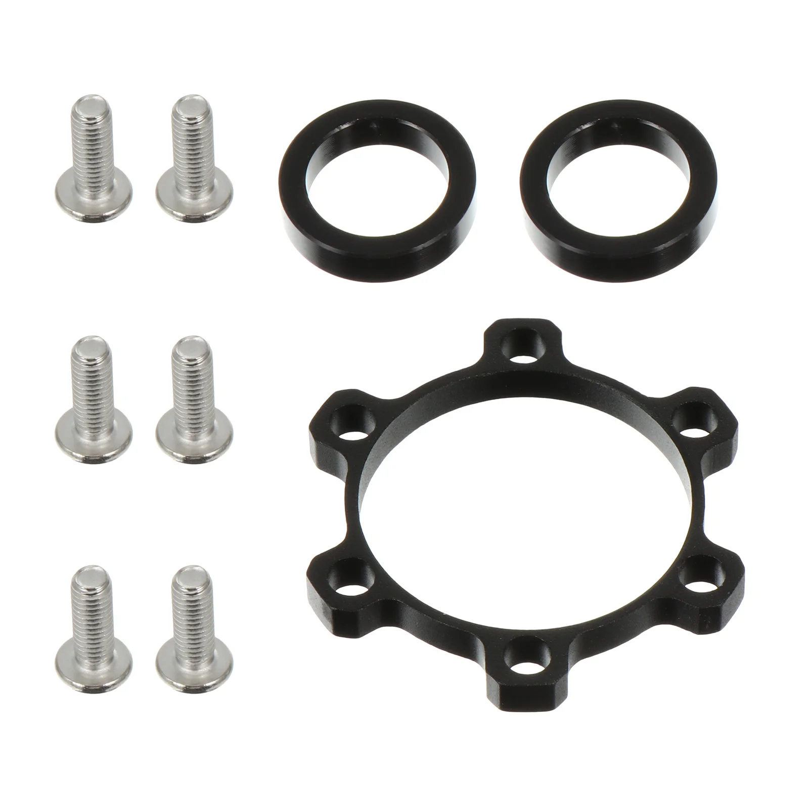 

1Set Bike Disc Brake Rotor Conversion Adapter Premium Aluminum Alloy Mountain Road Spacer Washer Fastener Gasket Screws