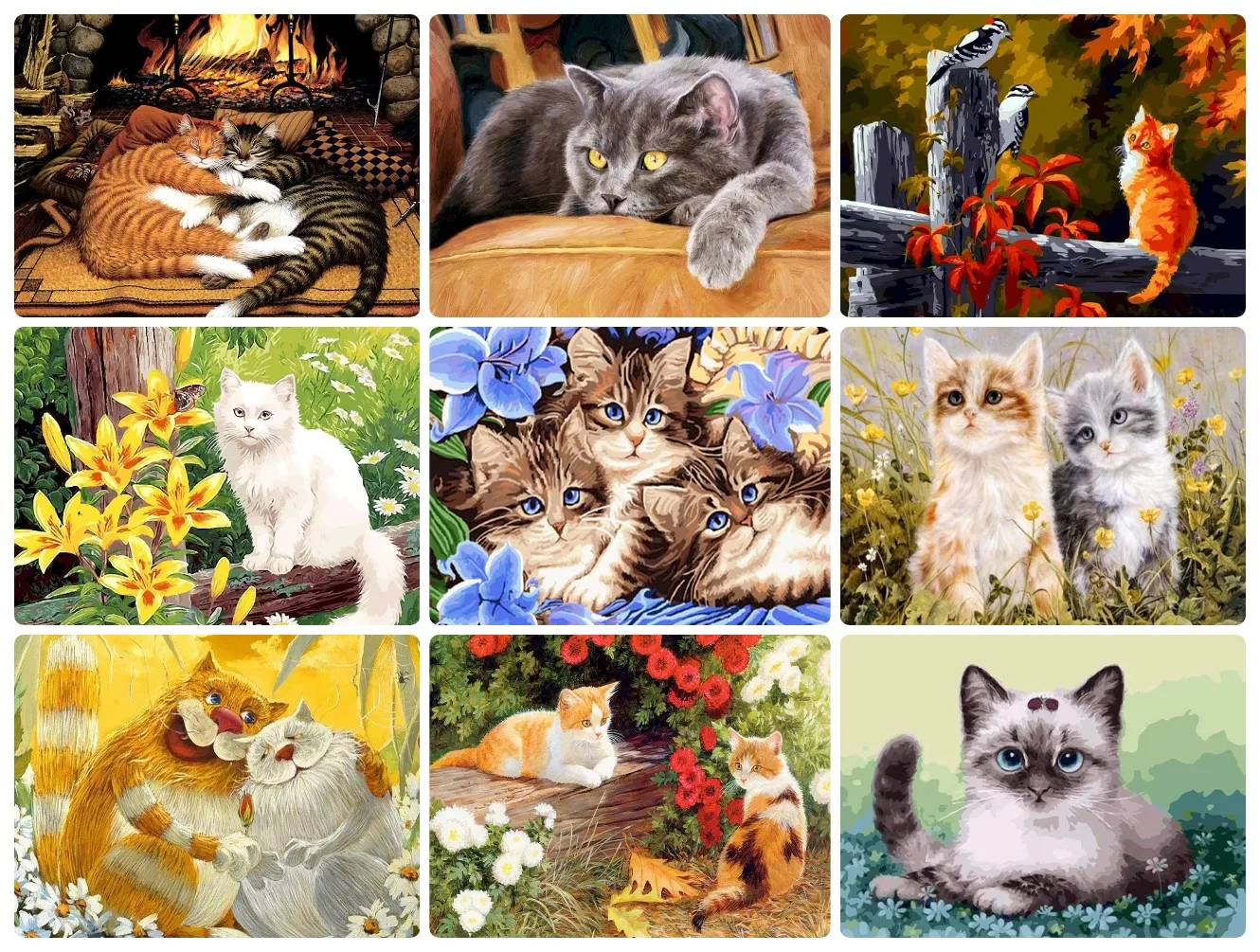 

Jigsaw Puzzles Cat Animal Home Decor Adults Puzzle Games Family Fun Puzzles Educational Toys for Kids Exquisite Gift