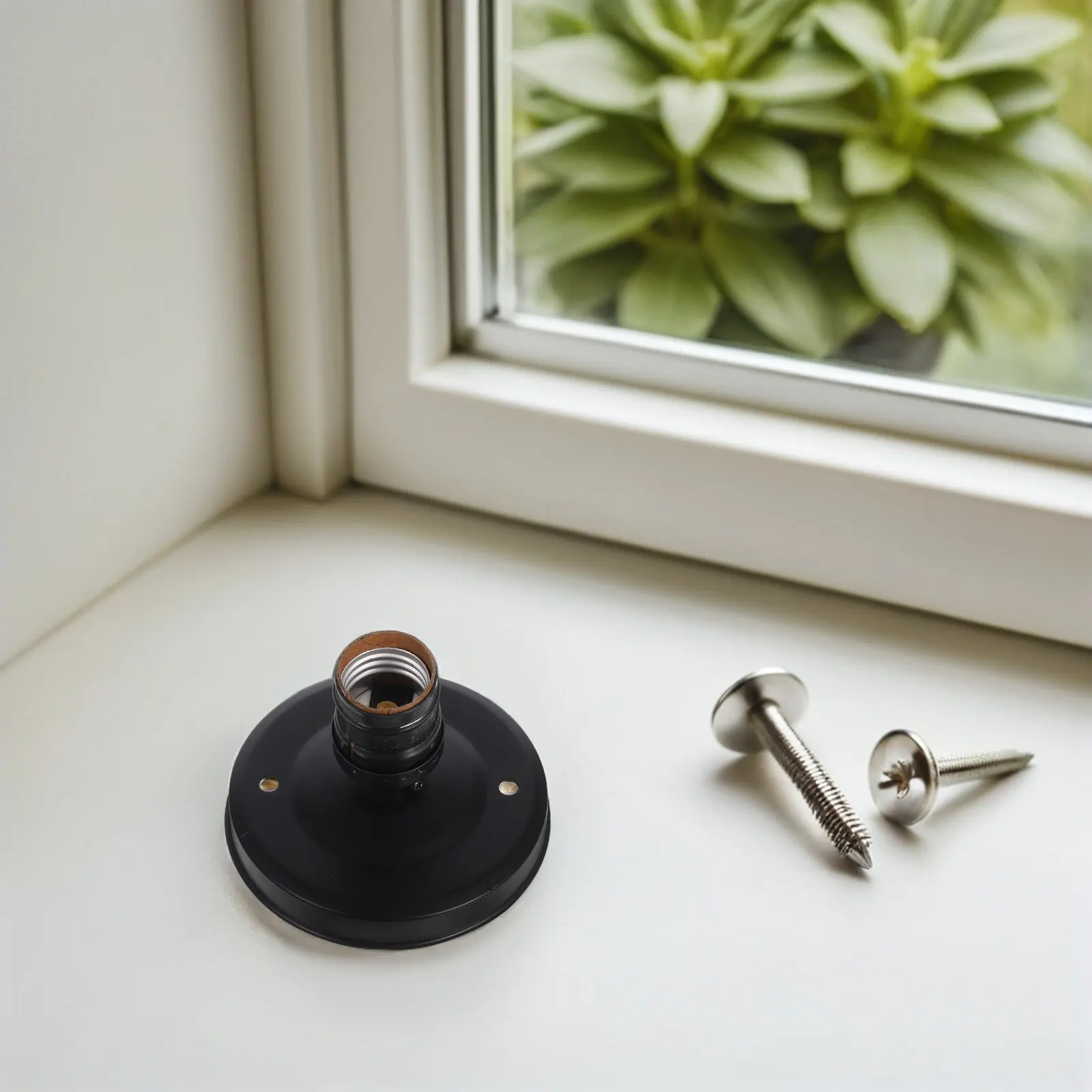 2-個レトロ天井ランプホルダーパールブラック-e26-e27-工業用壁掛け電球ソケット装飾ネジベース寝室用