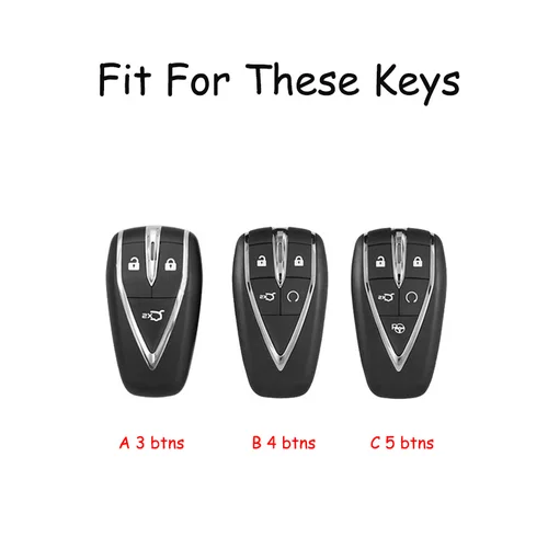 Imagen 2 del producto Funda de aleación de Zinc para llave de coche, carcasa para unidad Changan UNIK CS35PLUS CS55 PLUS CS75 PLUS Oshan X7 X5, accesorios para coche