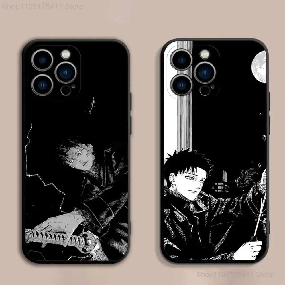 

K-Kagurabachi Anime Phone Case For iPhone 17,16,15,14,13,12,Pro,Max,Plus,E,SE4,Air,Mini Black Soft Cover