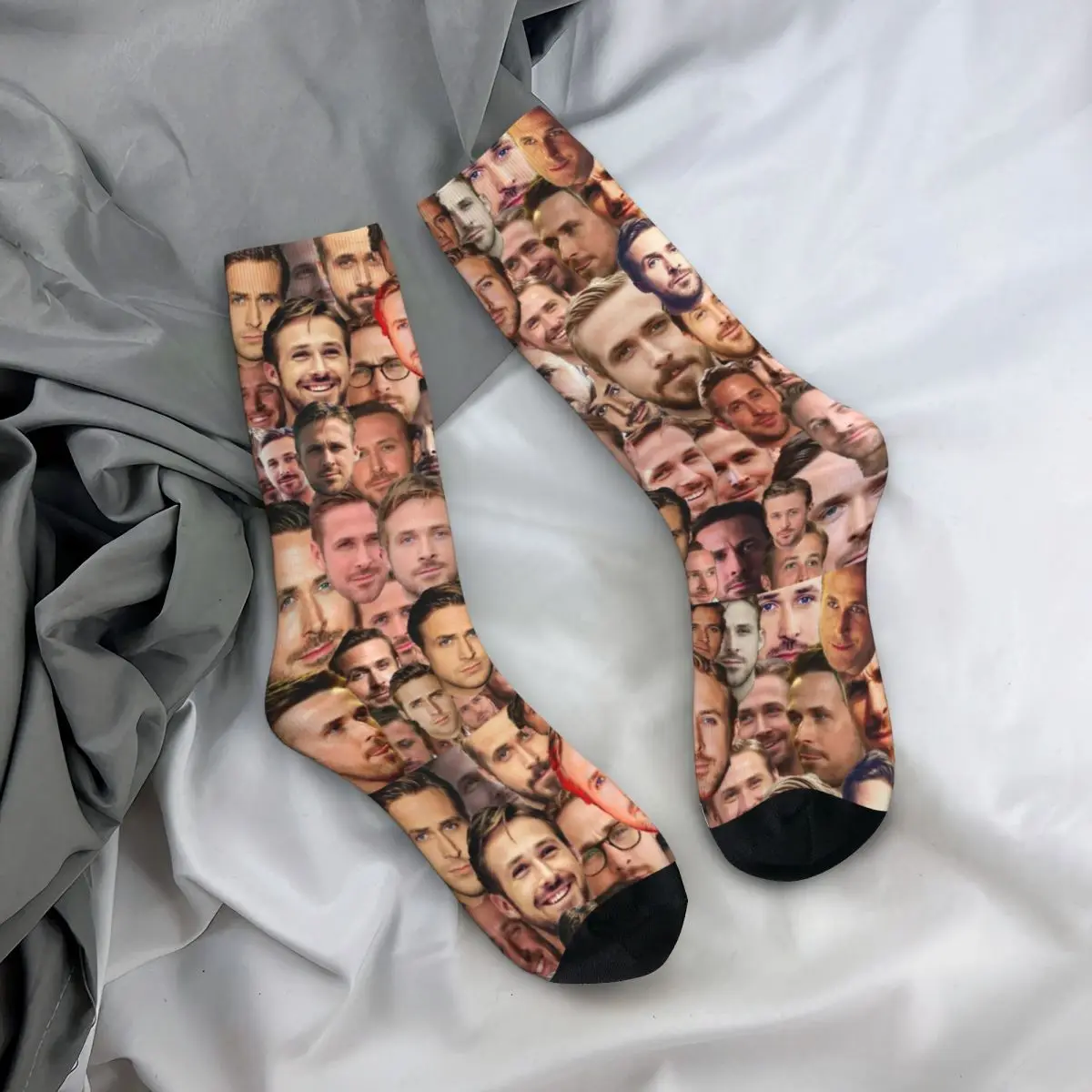 Ryan Gosling Theme Crew Socks Stuff for Man Women Cozy Print Kenough Kenergy Socks Mojo Dojo Casa House