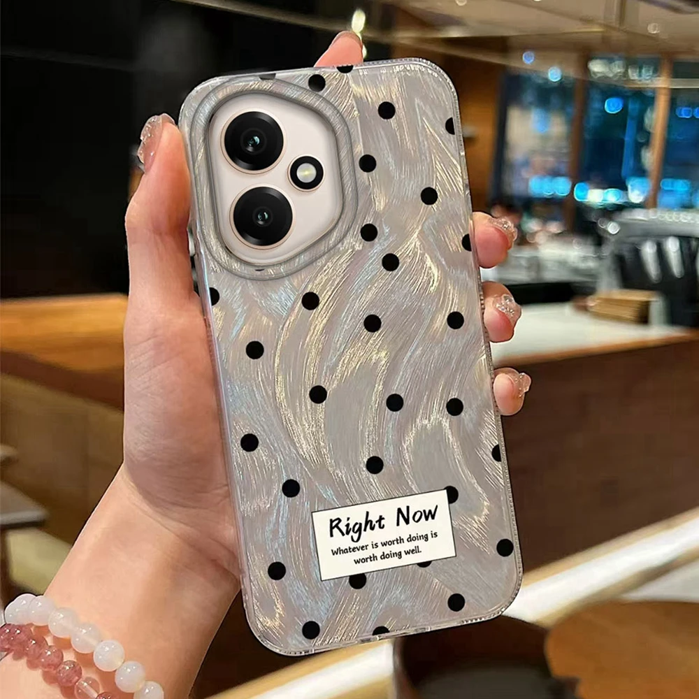 Retro Kreisförmige Punkte Frauen Telefon Fall Für Honor 400 200 90 Smart Pro Magie 7 6 5 70 Lite X9a X9c X9b X8a X8b X8c X6c X7b X7c Abdeckung