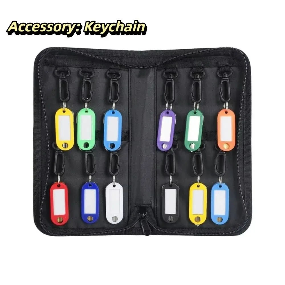 Smooth Zipper Design Fireproof Key Organizer Waterproof Home Storage Key Storage Box Fire Resistant Fire Resistant Key Bag