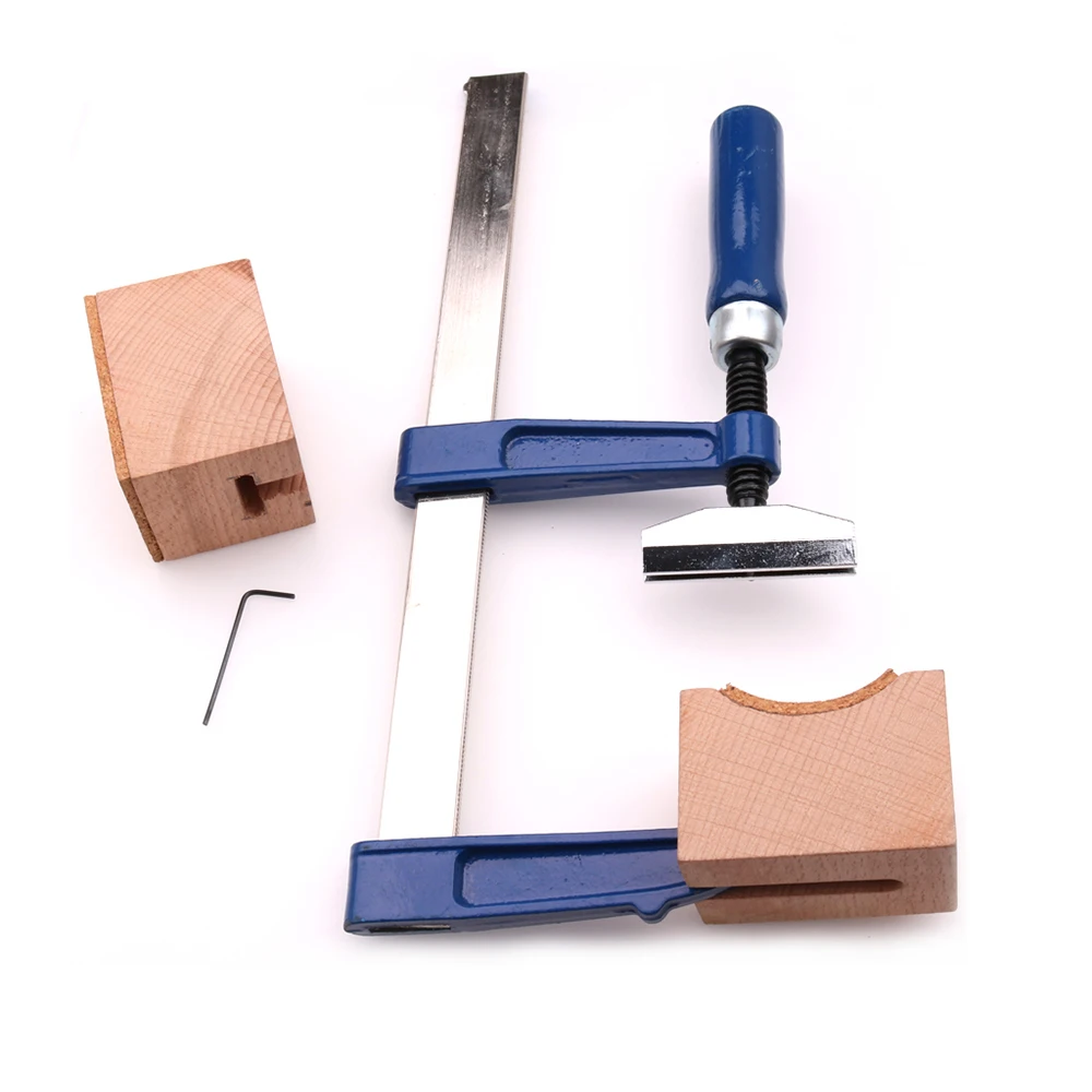 Guitar Bass Fretting Tool Fingerboard Fretboard Fret Press Tool with Wooden Blocks and Mini Wrench Luthier Tools Accessories Kit