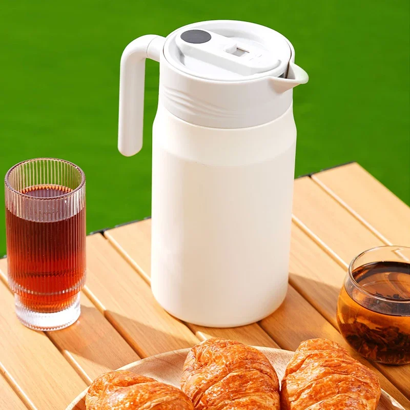 شاومي-وعاء العزل الحراري الفولاذ المقاوم للصدأ ، عرض درجة الحرارة الذكية ، قفل الأمان مشبك ، SUS316 ، 1500 1800 مللي