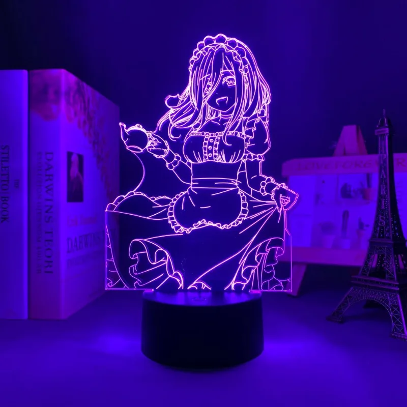 

The Quintessential Quintuplets Nakano Ichika Nino Miku Colorful Nightlight Dormitory Tabletop Decoration Statement Ornaments