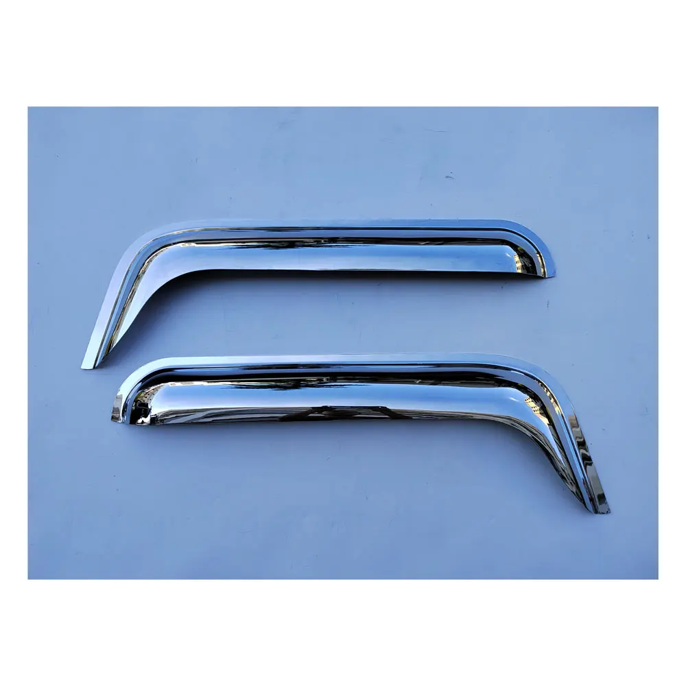 FDONG Chrome Visor / Door Window 1 Set 2 Pcs for HINO MEGA 500 FC9J