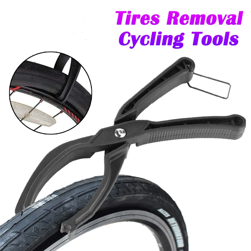 Bicycle Tire Repair Tool MTB Road Bike Plastic Bicycle Tyre Remover Clamp Inserting Installation Holder Pliers Cycling Tools