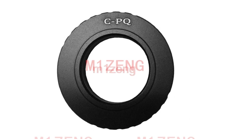 Anillo adaptador c-pq para lente de cine/película cctv de 16mm con montura C para cámara sin espejo Pentax Q P/Q PQ Q10 Q7