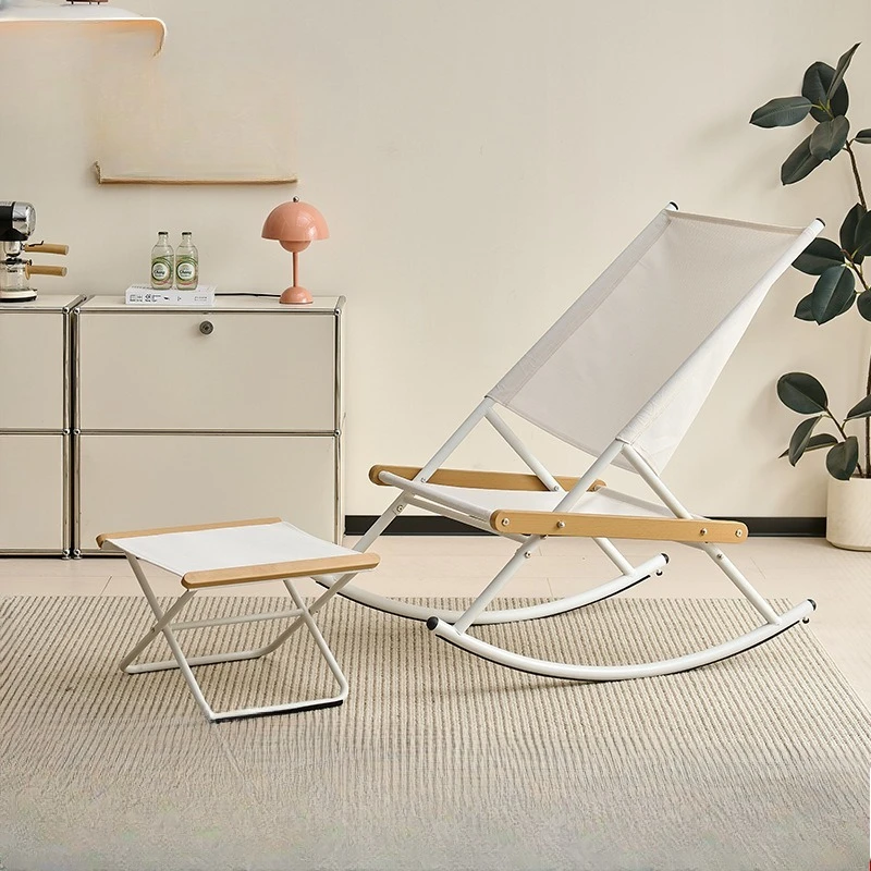 Balcony leisure rocking chair, household living room small apartment lazy sofa