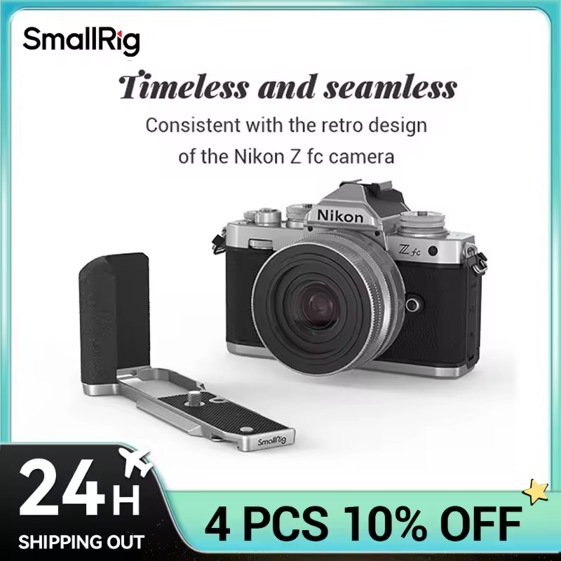 SmallRig L צורת מצלמה Rig כלוב ניקון Z FC מצלמה 1/4 הברגה חור צד ידית מצלמה כתף רצועה אביזרי 3480