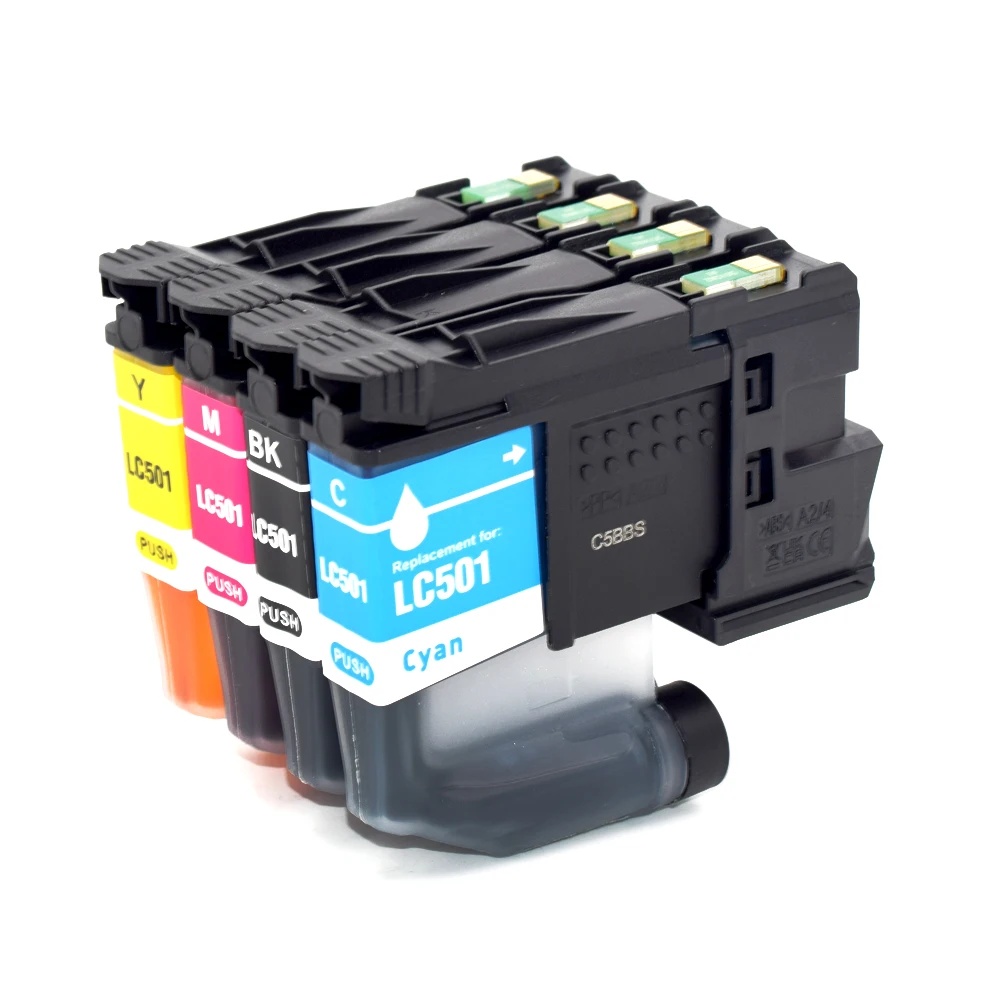 

Canada LC501 LC501XL Compatible Ink Cartridge For Brother LC501 LC501XL MFC-J1260W MFC-J1360DW MFC-J1410DW Printer