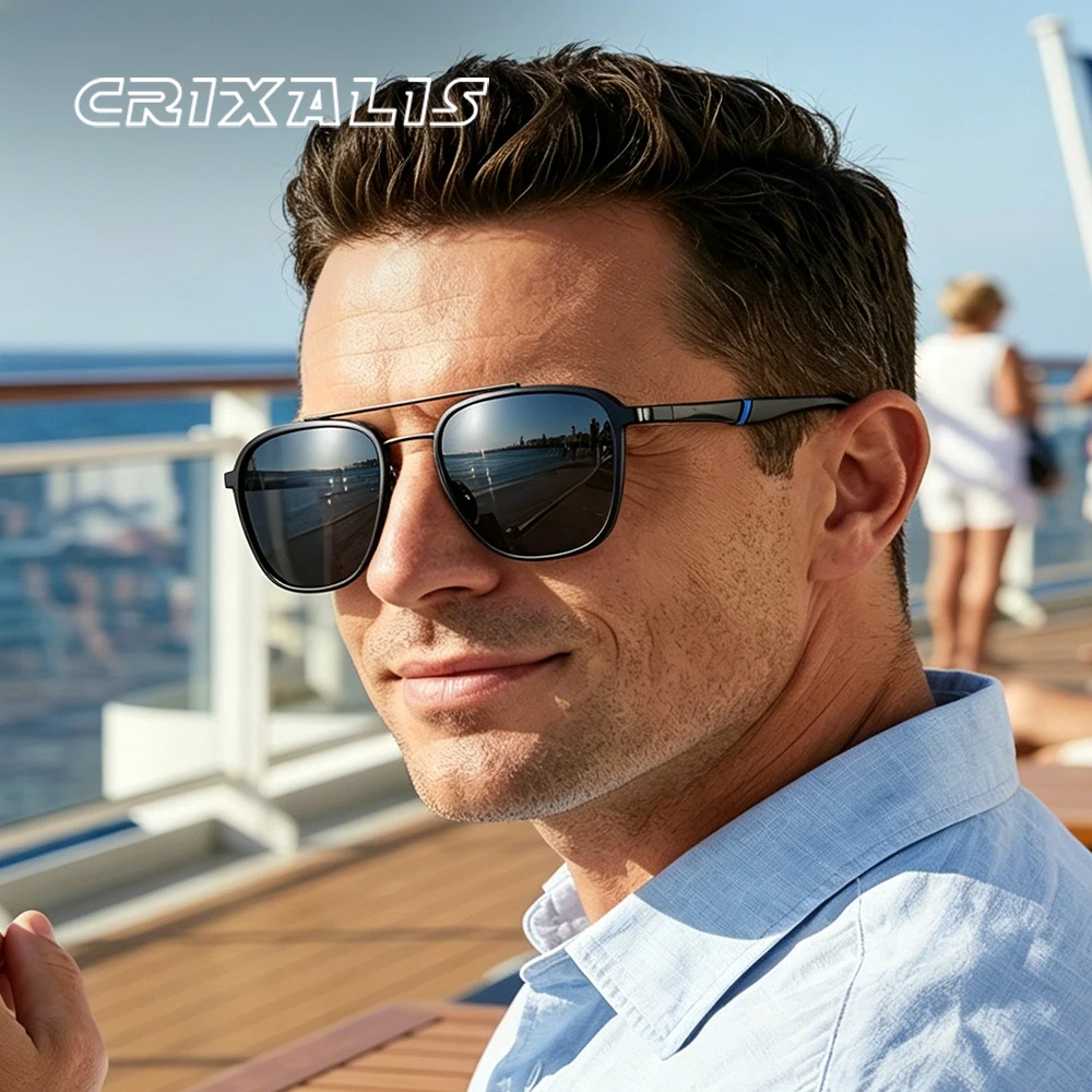 CRIXALIS Polarized Men's Sunglasses Classic Vintage Durable 