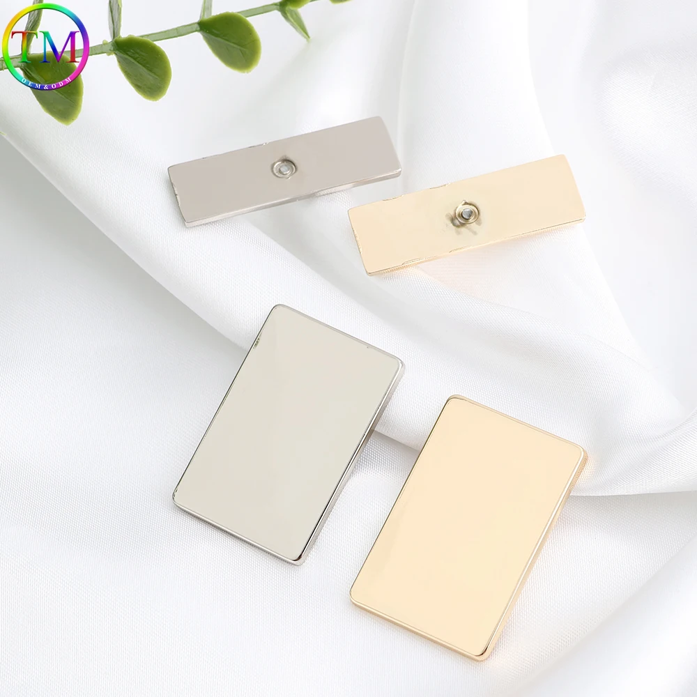 50-100 قطعة 36x12 مللي متر 36x24 مللي متر النقش بالليزر اسم شارة لوحة تسمية معدنية إصلاح بواسطة لاصق للحقائب صندوق البريد معرف لوحة اسم الباب العلامات #4