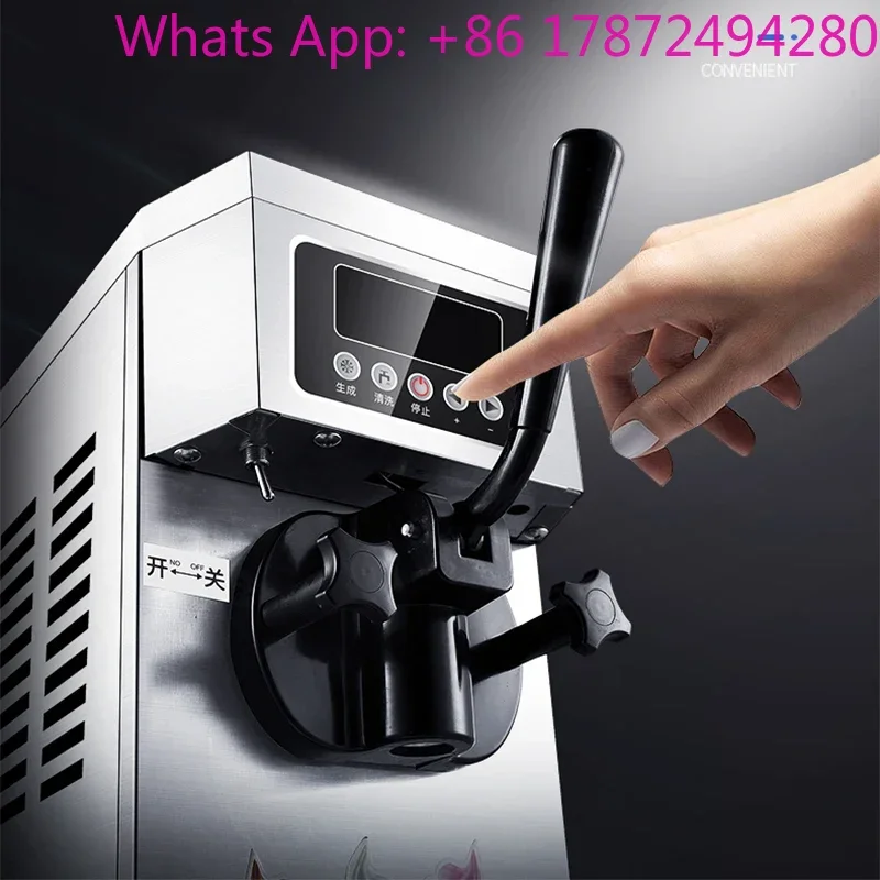18-20L/H Ice Cream Machine Commercial Automatic Small Desktop Cone Ice Cream Machine A11-6 Mini Ice Cream Machine 220v