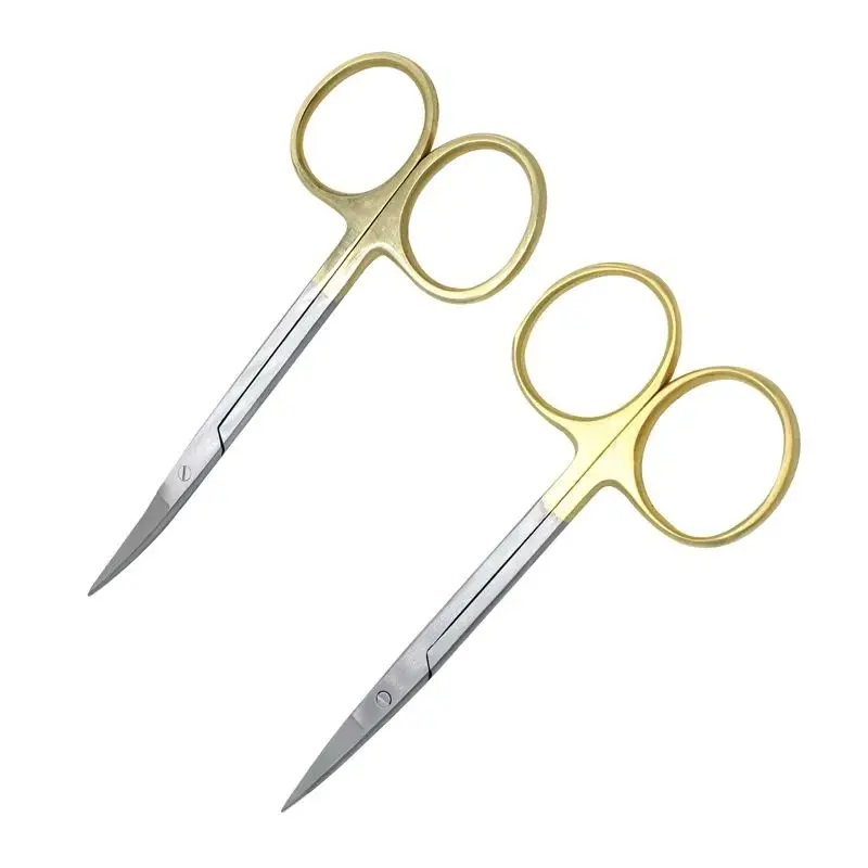 Premium Gold Plated Dental Tool Kit Reusable Autoclavable Instruments for Suturing Dissection and Clinical Procedures